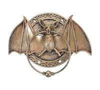 HINTRMENT Bat Shape Door Knocker Resin Classical Single Front Door Knocker and Villa Property Aesthetic Enhancement