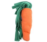 HINTRMENT Bite-resistant Cartoon Carrot Pet with Oxford Cloth Cover Interactive Chew for Dogs Teeth Cleaning and Brain Training Suitable for Puppies and Aggressive Chewers