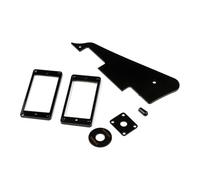 HINTRMENT Black Break Pickguard Plastic for Guitar Acoustic Guitar Decorative and Resistant Scratch Plate and Learners
