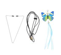 HINTRMENT Blue Iron Hanging Kitten Teaser Cat to Increase Exercise and Stimulate Cat's Sense, Suitable for Indoor Play and Interactive Fun