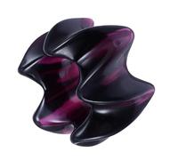 HINTRMENT Body Massage Tool to Promote Blood Circulation Resin Lotus Shape with Ergonomic Design and Purple Color, Diamond Shape Scraping Massager and Trigger Point Massage for Relaxation