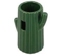 HINTRMENT Ceramic Water Bottle Holder Hamster Water Bottle Creative Cactus Shaped Design Portable Safe for Travel Transport Pet Cage