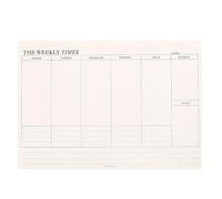 HINTRMENT Daily Notepad Tearable Notepad Daily Plan Pad Simple Paper Material Business Memo Recorder to Do List for Learning Plan and Study Room Use