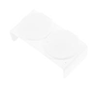 HINTRMENT Double Cup Nail Art Soaking Bowl with Lid Dual-compartment Nail Dappen Dish for Acrylic Liquid and Brush Cleaning Evaporation-resistant Manicure Tool for Natural