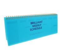 HINTRMENT English Notepad Daily Planning Notebook 7.5x3.5 Inch Portable Design Note-taking Delicate Creative Style Weekly Planner for Teachers and Friends