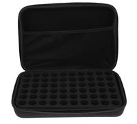 HINTRMENT Essential Oil Pouch Travel Bag for 60 Bottles 10ml Or 15ml with Breakage Prevention, Tear Resistant Nylon Material, Mesh Pocket, Custom Foam Inserts and Handle for Business Trip Or