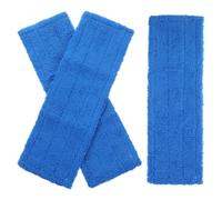 HINTRMENT Fleece Mop Replacement Pads 3pcs Reusable Cleaning Mop Accessories for Hardwood Floors for Household Wet and Dry Cleaning