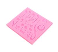 HINTRMENT Flexible Silicone Music Note Fondant Mold for Cake Decorating and Candy Making, Easy Release Design, for Birthdays and Themed Events, Creative Baking Supplies