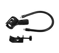 HINTRMENT Flexible Tube Microphone Holder Microphone Clip Rack with Wear Resistant Iron and Abs Material Simple and Concise Appearance Easy to Operate for Video Live