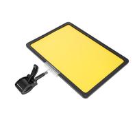 HINTRMENT Frame Retail Display Sign Stand Double-Sided Black A4 Price Holder with Clip Merchandise Label Holder for Clothing Stores and Supermarkets for Shelf Marketing and Price