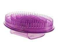 HINTRMENT Handheld Silicone Massage Brush for Body and Belly, Soft Acupoint Massager Tool with Nail Design, Portable Full-Body Massage Accessory for Wellness and Relaxation