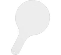 HINTRMENT Handheld Wooden Dry Erase Paddle Double-Sided Answer Board for Classroom Voting and Student Skill Assessment