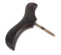 HINTRMENT Handmade Wood Cane Head Replacement Knob Ergonomic Polished Walking Stick Handle for Men Women Outdoor Use with Screws