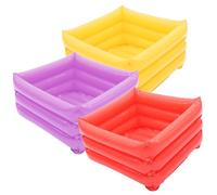 HINTRMENT Inflatable Foot Bath Color PVC Basin Foldable Foot Soak Bucket Portable Easy to Carry for Travel and Family Use for Bedridden Patients