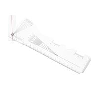 HINTRMENT Inter-pupillary Distance Meter for Glasses Lightweight Plastic Pd Ruler with Userfriendly Operation for Accurate Eyeglass Fitting in Clinics and Home Use