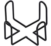 HINTRMENT Iron Hollow Coaster Holder Cup Pad Holder 4.48x4.48x2.04in Thickened Iron Delicate Design Storing Coasters Desktop Decoration for Daily Use