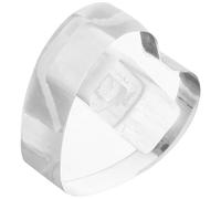 HINTRMENT Kazoo Stand Acrylic Kazoo Holder Heart Shape Portable Smooth Surface Assorted Colour Display Holder for Table Showcase