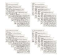 HINTRMENT Kosher Mezuzah Scroll for Door with Hebrew Blessings, 50pcs Jewish Mezuzah Rack Scrolls for Home Decor and Spiritual Front Door Adornment