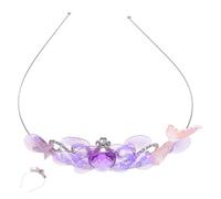 HINTRMENT Lightweight and Comfortable Ocean Style Mermaid Headband for Little Featuring a Delicate Shell Design with Rhinestone Accents, for Costume Parties and Birthday Celebrations