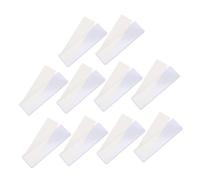 HINTRMENT Magnetic Label Holders White Colour PVC Card Sleeves 10pcs Easy to Stick and Remove, Prevent Dirt and Water Damage, for Office and Formal Or Informal Situations