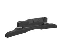 HINTRMENT Mandolin Ebony Bridge Replacement Wooden Mandolin Bridge Saddle Black with Delicate Shape Lightweight Expressive Sound Stylish Modern Design for Rehearsals and Playing on The Go