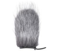 HINTRMENT Microphone Furry Windscreen Muff Wind Cover with Faux Fur Reusable Washable Windshield for Outdoor Recording Wind Noise Reduction for Film Field Collection Micro Movie