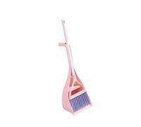 HINTRMENT Mini Broom and Dustpan Set, Educational Cleaning with Red Pp Material, for Family Obligations, Housekeeping Cleaning Tool