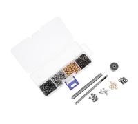 HINTRMENT Mini Metal Eyelets and Grommets Kit 3mm with Installation Tools and Storage Box, Copper Material for Belts and Canvas, for DIY and Sewing Projects to Prevent Fabric Fraying