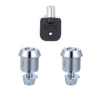 HINTRMENT Mm Tubular Cam Lock Easy to Install Heavy Duty 2pcs with Key Iron and Plastic Lock Random Color for Metal and Wooden Doors for Arcade Machine Cabinets and Camper Doors