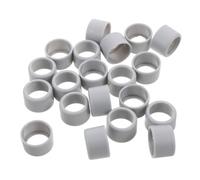HINTRMENT Mobility Aid Tube Bushing Adapter Secure Fit 20pcs 22mm to 19mm Plastic Round Glide Sleeve with Nonslip Textured Surface for Wheelchair and Walker Legs for Seniors