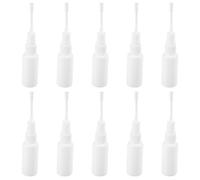 HINTRMENT Nasal Spray Bottle 10pcs 30ml Hdpe Refillable Mist Sprayer | Long Rod Design, Adjustable Spray Angle, White Cute Shape, for Cleaning and Nasal Care