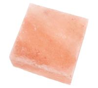 HINTRMENT Natural Himalayan Salt Lick for Alpaca and Sheep, 4x4x2 Inch Pink Salt Block with Rope, Supports Muscle and Nerve Functions, Fosters Healthy Animal Growth, for Small Pet Chew
