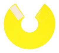 HINTRMENT Parrot Neck Collar Anti-Bite Bird Protective Collar Yellow S Size Bird Neck Cover for Plumage Plucking Prevention and Injury Protection