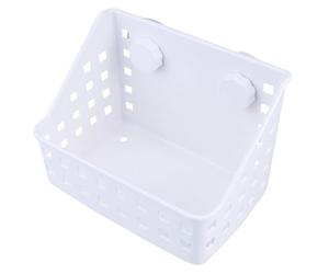 HINTRMENT Pet Feeding Holder Plastic Manger Rack Food Bowl with Use Time and Bite Resistance Pp Material Unique Eternal Design Simple Appearance for Cage Grid Rabbits Guinea Pig Pet Owners
