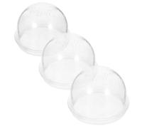 HINTRMENT Pet Tunnel Cage External Caps with Ventilation Holes 3 Pieces Sturdy Hamster Tube Accessories for Small Animal Habitats 1.97 Inch Random Color