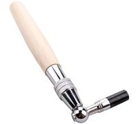 HINTRMENT Piano Tuning Wrench Piano Tuning Hammer Stainless Steel Solid Wood Handle Octagon Core L-shape High Accuracy Comfortable Handle for Teachers and Beginners