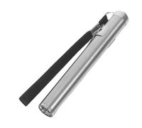 HINTRMENT Portable Egg Tester Stainless Steel Egg Testing Lamp Silver LED Torch for Checking and Seeing Contents