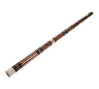 HINTRMENT Professional Bamboo Flute Two-section Musical Instrument in Key C for Beginners with Soft Pouch Classic Lightweight Woodwind for Easy Playing and Performance