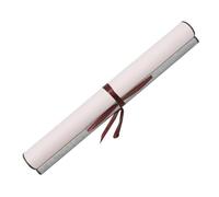 HINTRMENT Professional Xuan Paper Blank Scroll Silver Grey 44-inch Vertical Rice Paper Calligraphy Supply Multi-Function for Painting and Writing