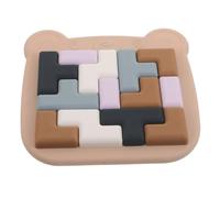 HINTRMENT Puzzle Game Cognitive Rounded Training Senior Silicone Matching