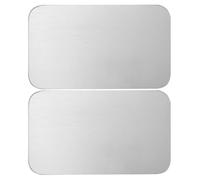 HINTRMENT Rabbit Cooling Pad 2Pcs Aluminum Cooling Board 30X20Cm Scratch-Resistant for Small Pets Including Hamsters Chinchillas and Guinea Pigs