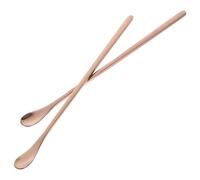 HINTRMENT Reptile Feeding Spoon Small Animal Feeding Tool 2pcs Stainless Steel Long Handle Lizard Food Spoon Easy to Use Versatile for Reptiles