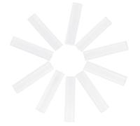 HINTRMENT Reusable Moldable Plastic Strips Multi-use DIY Crafting Material Thermoplastic Resin Pellets 10pcs White for Ergonomic Modification and Creative Projects