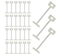 HINTRMENT Reusable Tile Leveler Steel Pins Suitable for DIY Operation and Floor Setting 3mm Impact-resistant Ceramic Leveling System Needles 100pcs for Tile Leveling System