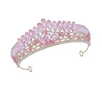 HINTRMENT Rhinestone Crown Headband for Bride Wedding with Comfortable and Light Zinc Alloy Material, Not Easy to Slip, Unique Design for Birthday and Party Accessories