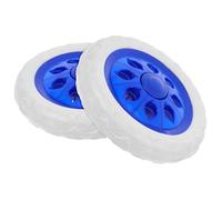 HINTRMENT Shopping Cart Wheels and Puncture Resistance 2pcs Replacement with Pu Material Resistance Suitable for Shopping Cart and Hand Truck for Shopper Use