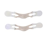 HINTRMENT Silicone Face Lifting Strap for Facial Slimming and Chin Contouring Elastic and Sturdy Light Grey Mask for Reshaping Face Line and Reducing Double Chin Reusable and Comfortable
