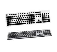 HINTRMENT Silicone Keyboard Cover 1 PC Black Dust-Proof Waterproof Heat Resistant for KB216 Wired Keyboard and KM636 Wireless Keyboard