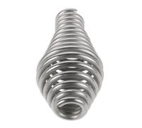 HINTRMENT Spring Stove Handle Stainless Steel with One-Sided Tapered Waist Drum Shape, Easy Installation and Rust Resistance, Replacement Handle for Wood Stove and Pellet Boiler in Home