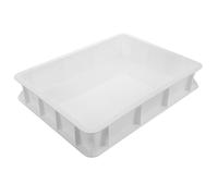 HINTRMENT Stackable Pizza Dough Proofing Container, Pizza Box, Plastic Dough Tray without Lid, Moisture Retention, Space-saving Storage for Home Bakery and Professional Use